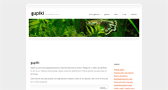 Desktop Screenshot of gupiki.e-akwarium.com